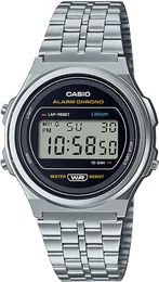 Digitaluhr schwarz / silber