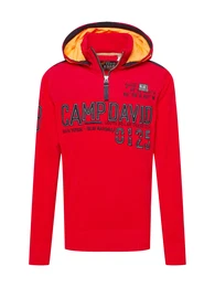 Pullover rot / schwarz / orange