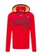 CAMP DAVID Pullover rot / schwarz / orange