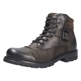 Schnürboots dunkelgrün / braun