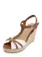 TOM TAILOR Pskov sandly  karamelov / bl