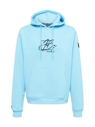 FUBU Sweatshirt hellblau / schwarz