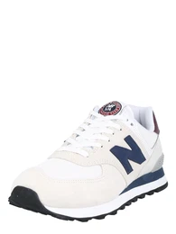 Sneaker ''''574'''' hellgrau / navy / offwhite / burgunder