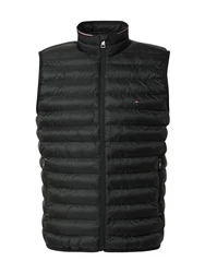 TOMMY HILFIGER Weste rot / schwarz / weiß