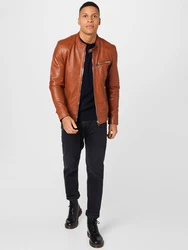 FREAKY NATION Jacke Lucky Jim cognac