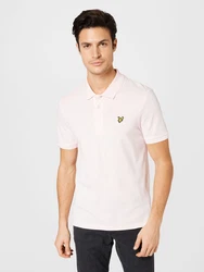 Lyle & Scott T-Shirt Poloshirt gelb/rosa/schwarz