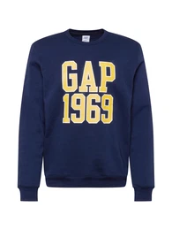 Sweatshirt navy / gelb / weiß