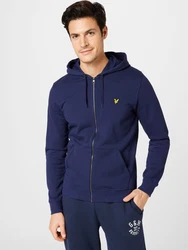 Lyle & Scott Sweatjacke navy/gelb/schwarz
