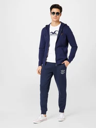 Lyle & Scott Sweatjacke navy/gelb/schwarz