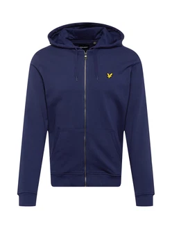 Lyle & Scott Sweatjacke navy/gelb/schwarz