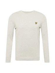 Lyle & Scott Pullover gelb/hellgrau/schwarz
