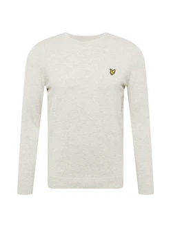 Lyle & Scott Pullover gelb/hellgrau/schwarz