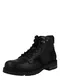 TOMMY HILFIGER Schnürboots schwarz / weiß / navy / feuerrot