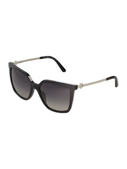 Tory Burch Sonnenbrille schwarz/silber