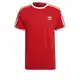 ADIDAS ORIGINALS T-Shirt 'Adicolor Classics 3-Stripes' rot / wei