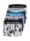 HOLLISTER Boxershorts weiß / grau / blau / schwarz
