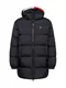 Tommy Jeans Winterjacke schwarz / weiß / rot