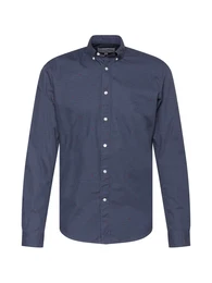 Hemd blutrot / marine / nachtblau