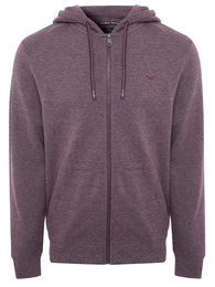 Threadbare Sweatjacke ''''Tangerine'''' burgunder
