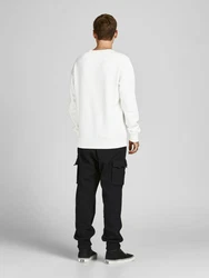 JACK & JONES Sweatshirt JJESTAR BASIC (4012) weiß