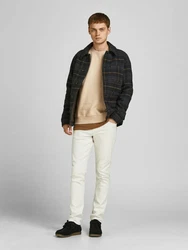 JACK & JONES Sweatshirt JJESTAR BASIC (4012) Beige
