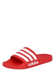 ADIDAS SPORTSWEAR Badeschuh 'Adilette' rot/weiß