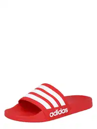 Badeschuh 'Adilette' rot / wei