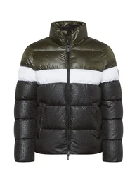 Jacke khaki / weiß / schwarz