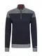 TOM TAILOR Pullover dunkelblau / wei