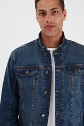BLEND Jacke BHNARIL blue denim / dunkelblau