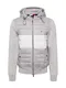 TOMMY HILFIGER Sweatjacke hellgrau / weiß