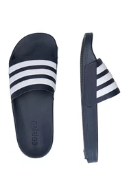 ADIDAS SPORTSWEAR Badeschuh 'Adilette' dunkelblau/weiß