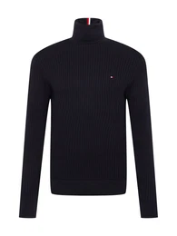 Pullover weiß / feuerrot / nachtblau