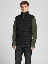 JACK & JONES Weste schwarz