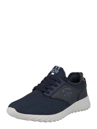 Sneaker navy / hellbraun