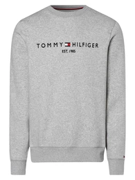 Sweatshirt navy / graumeliert / rot / wei