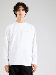 Carhartt WIP Shirt 'Chase' gold / weiß