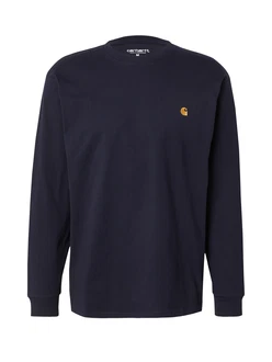 Carhartt WIP Shirt 'Chase' navy/goldgelb