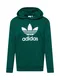 ADIDAS ORIGINALS Majica  temno zelena / bela
