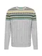 UNITED COLORS OF BENETTON Pullover mischfarben / hellgrau