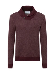 Pullover ''''NOAH'''' weinrot / weiß