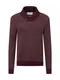 SELECTED HOMME Pullover ''''NOAH'''' weinrot / weiß