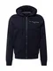 TOMMY HILFIGER Sweatjacke dunkelblau / rot / weiß