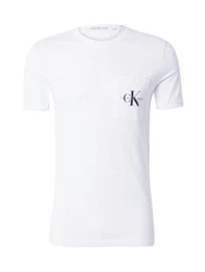 Calvin Klein Jeans T-Shirt CORE MONOGRAM POCKET SLIM TEE grau/schwarz/wei
