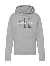 Sweatshirt graumeliert / schwarz / wei