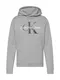 Calvin Klein Jeans Sweatshirt graumeliert / schwarz / wei
