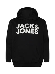Plus Sweatshirt 'Ecorp' schwarz / wei