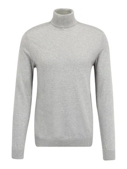 SELECTED HOMME Pullover 'Berg' grau