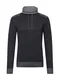 TOM TAILOR Pullover graumeliert / schwarz