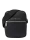 TOMMY HILFIGER Torba za ez ramo  rna / bela / rdea / ultra mornarsko modra